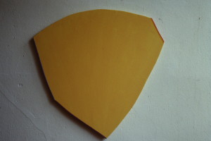 WVZ 15-6-86, Acryl auf Spanplatte, "Maske", 1986, 57 x 55